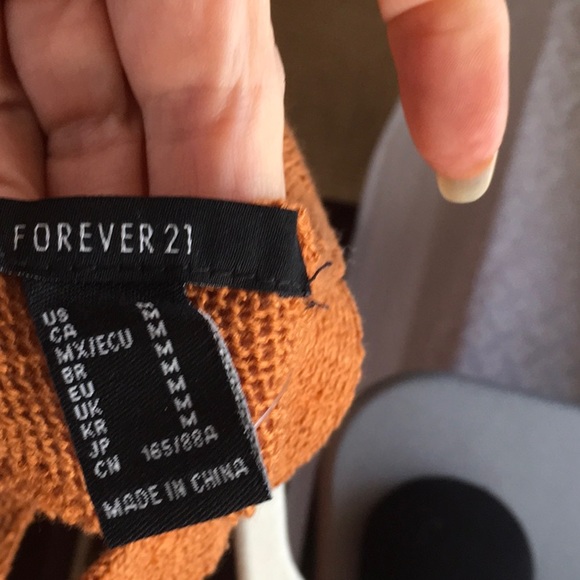NWT Forever 21 Rust Sweater - Picture 4 of 6
